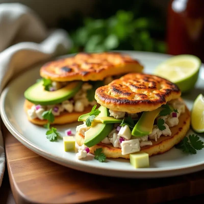 Arepas Venezuelanas Rellenas de Reina Pepiada: Receta Tradicional en 30 Minutos