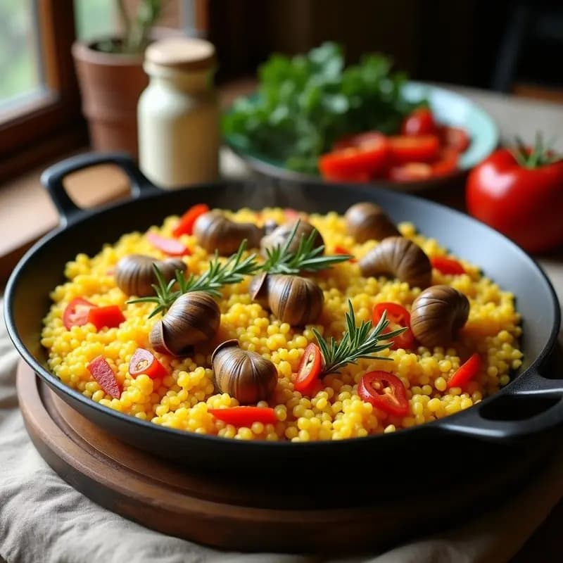 Arroz con Bugre y Conejo: Receta de la Huerta Valenciana en Paellera