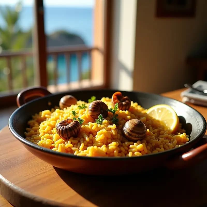 Arroz con Things y Caracoles a la Mallorquina: Receta de Mar Tradicional y Sabrosa