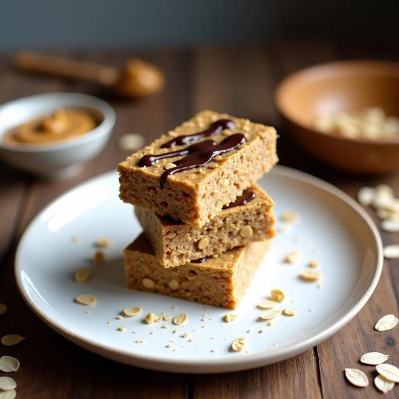 Barritas de Avena y Proteinadas con Cacahuete: Snack Post-Entrenamiento Sin Horno