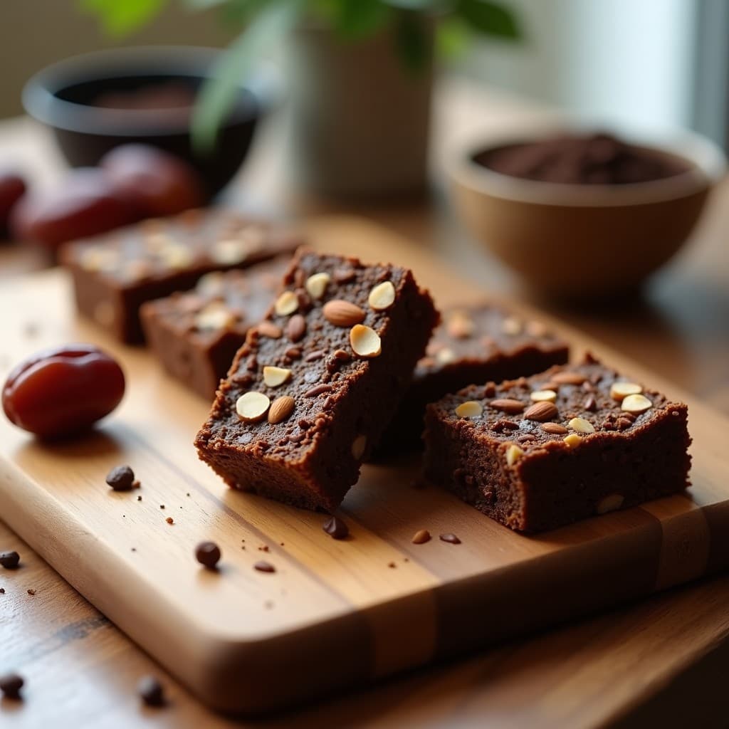 Barritas Energéticas de Café y Dátiles: Postre Sin Azúcar y Sin Horno para Post-Entrenamiento
