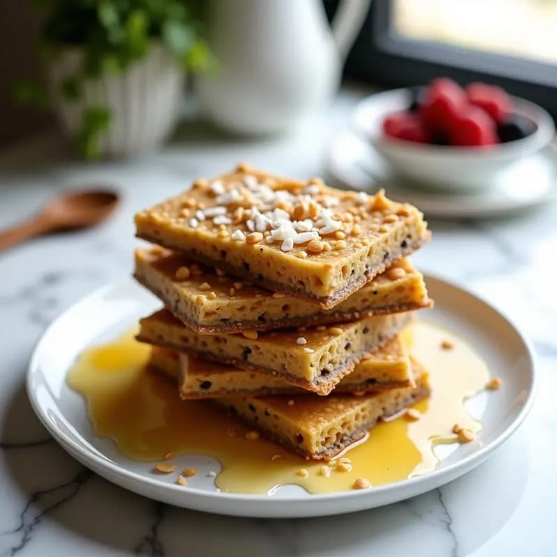 Barritas de Cereales con Semillas de Chía y Miel: Desayuno Saludable para Llevar