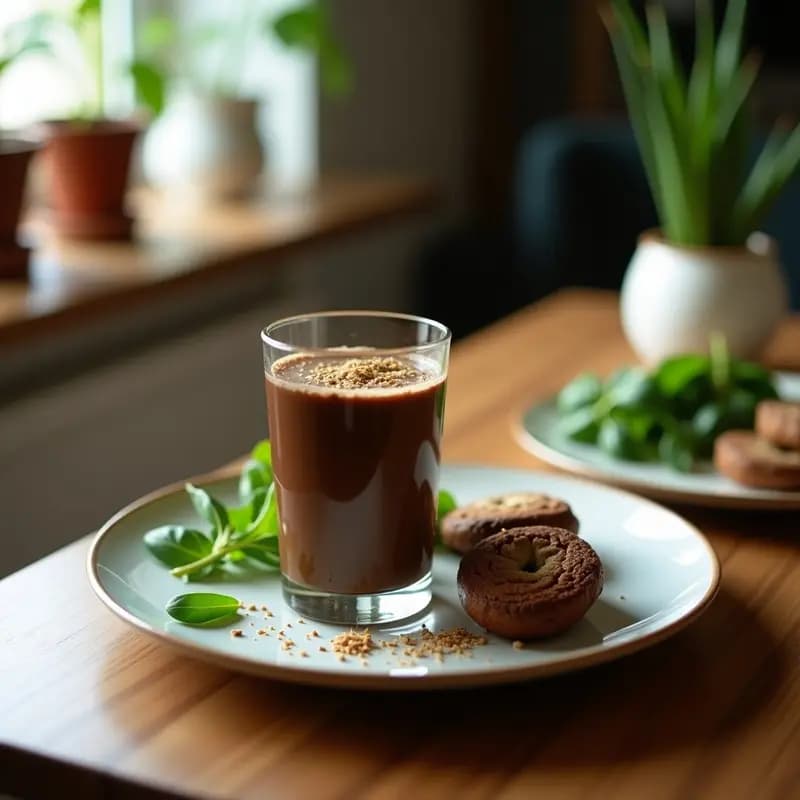 Batido de Cacao Puro y Espinacas con Proteína de Cáñamo: Smoothie Energético para POST-Entreno