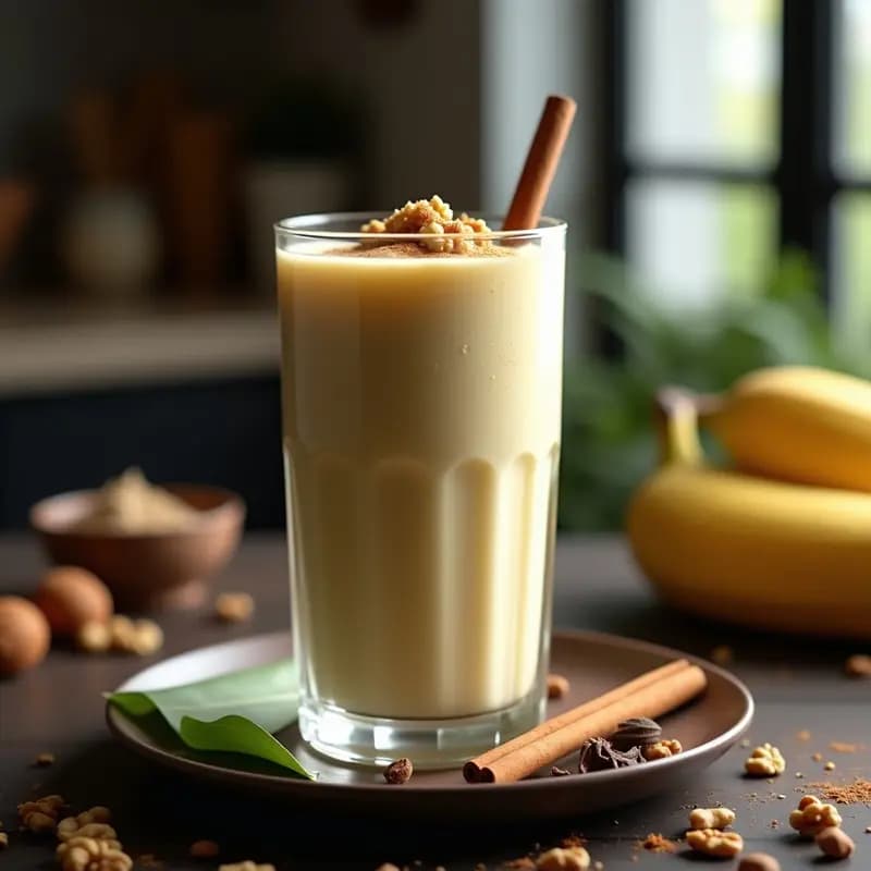 Batido de Jackfruit y Especias Chai: Bebida Indiana Vegana y Alta en Fibra