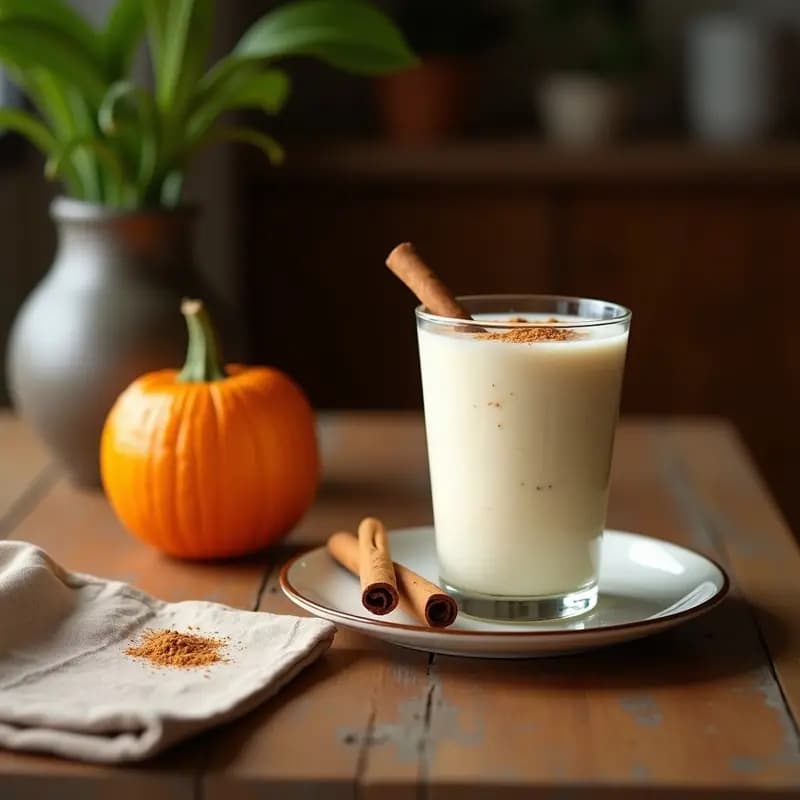 Batido de Mamey y Leche de Coco con Canela: Bebida Caribeña Sin Lácteos