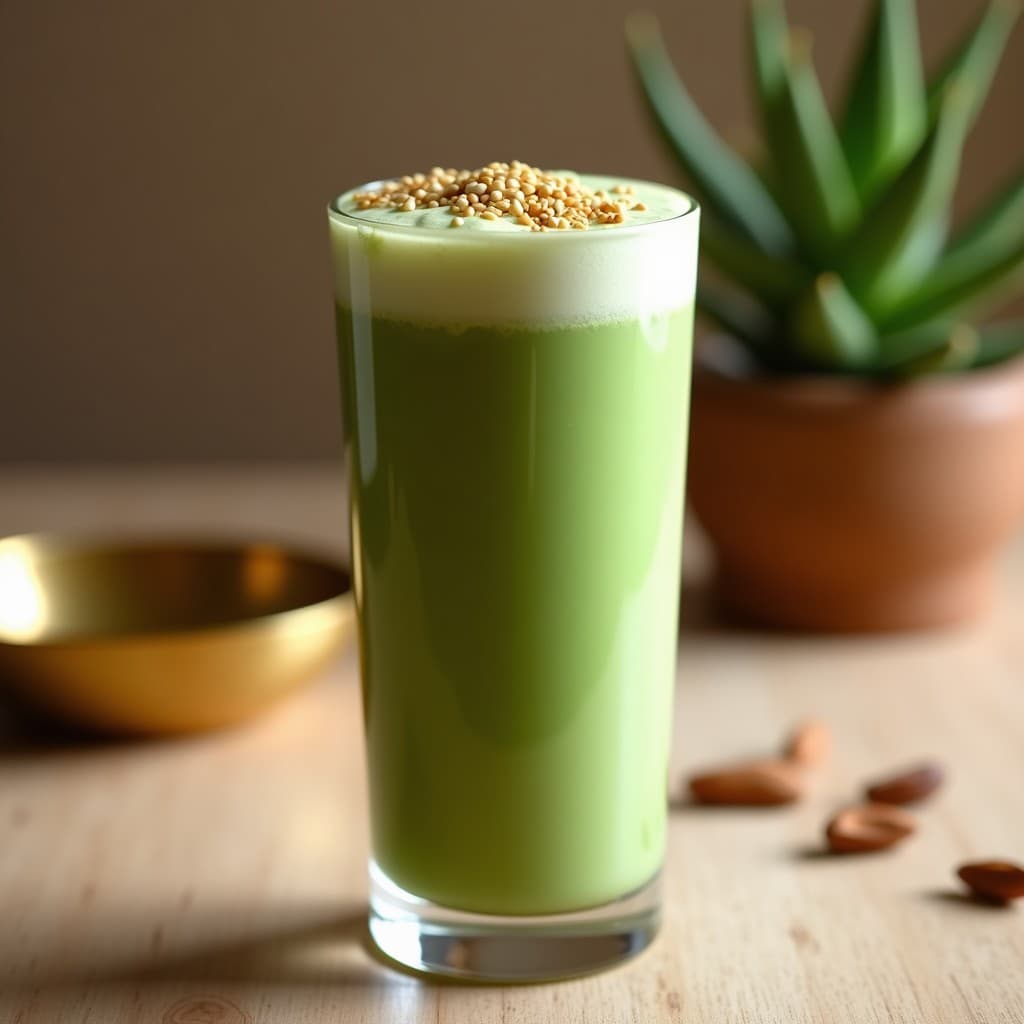 Batido de Matcha y Leche de Camello: Bebida Emirati Energética y Sin Lactosa