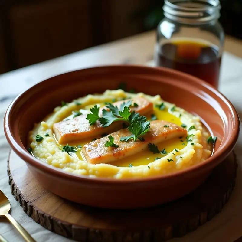Batotata de Merluza con Salsa de Ajo y Perejil: Receta Vasca Tradicional