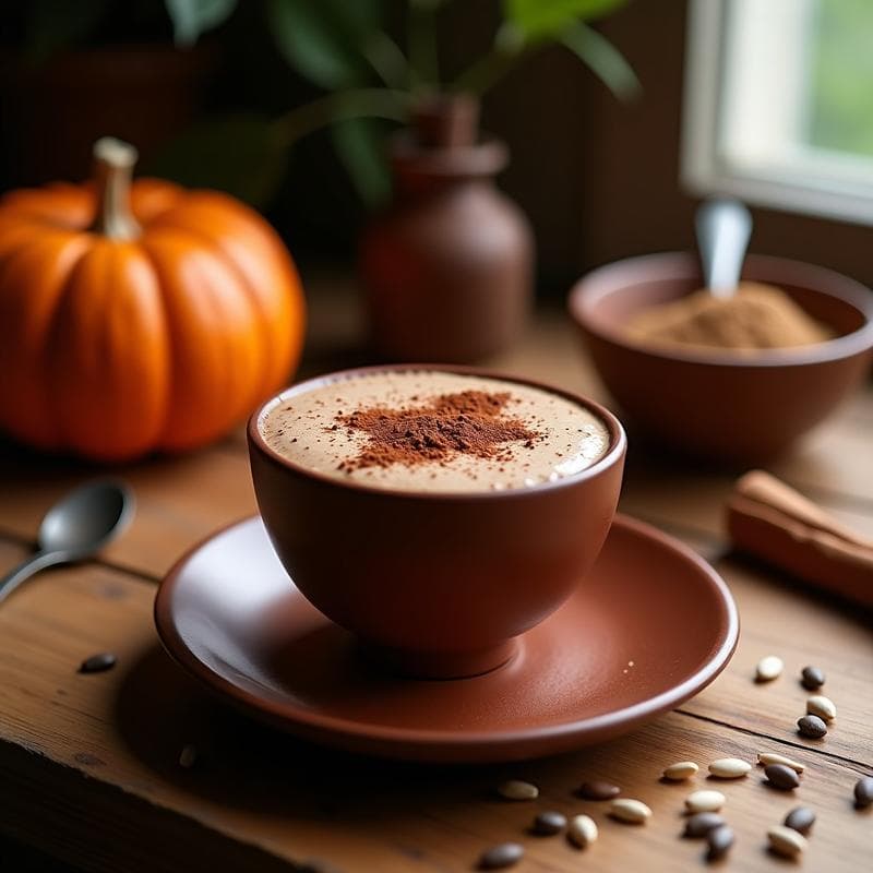 Bebida de Avena y Cacao con Especias Mayas: Receta Mexicana Energética Sin Azúcar