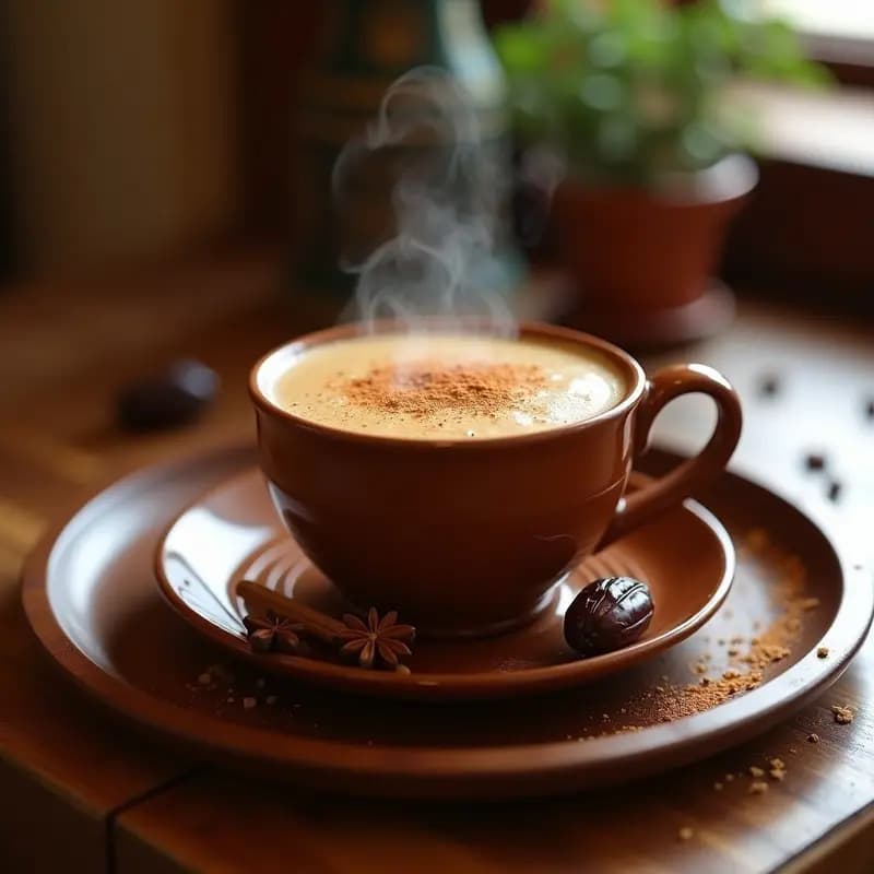Bebida de Café con Especias Marroquíes y Leche de Camello: Receta Tradicional Energizante