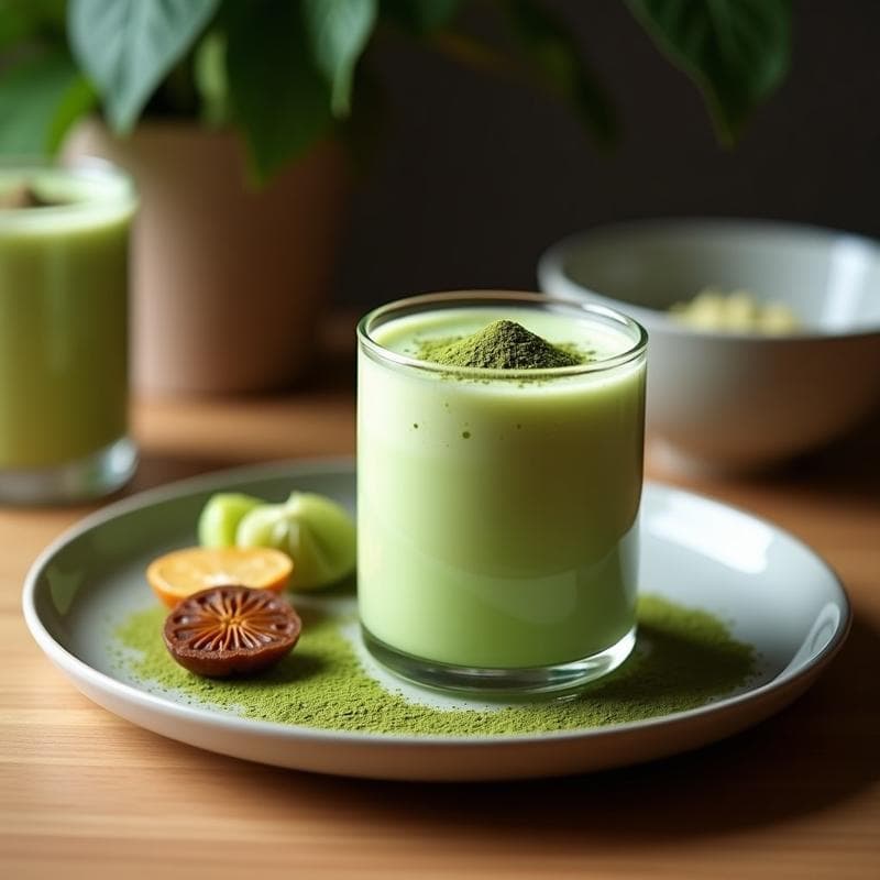 Bebida de Matcha y Leche de Tigre con Jengibre: Energizante Keto Sin Lactosa