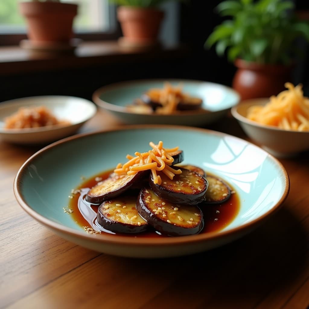 Berengenas al Miso con Sésamo Tostado y Cebolla Caramelizada: Receta Japonesa Vegana en 20 Minutos