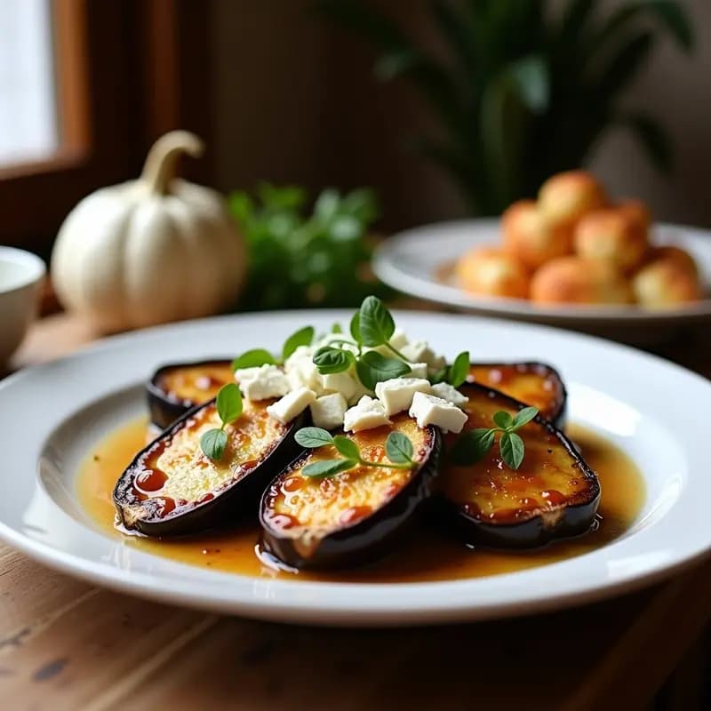 Berenjenas al Horno con Melaza y Queso Feta: Receta Griega Tradicional y Sin Complicaciones