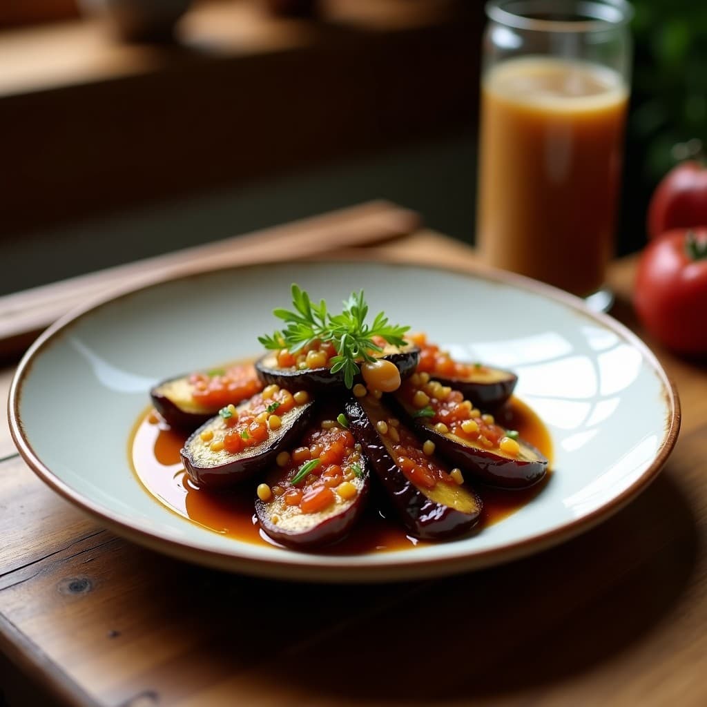 Berenjenas al Miso y Miel: Entrante Japonés en Airfryer con Toque Dulce-Salado