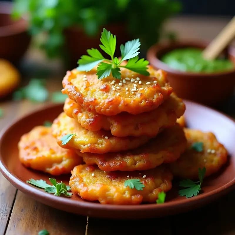 Bhaji de Cebolla Pakistana: Snack Crujiente en Airfryer con Especias Tradicionales