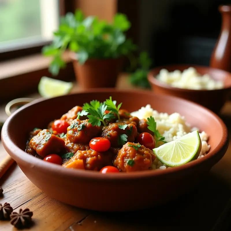 Bhuna Gosht Pakistánico de Cordero y Tomates: Curry Picante y Aromático en Thermomix