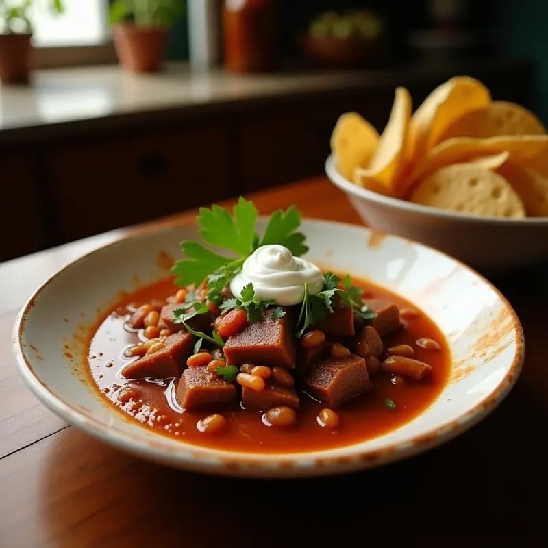 Birria de Res con Consomé en Tazón: Receta Mexicana Tradicional para Mojar Tostadas