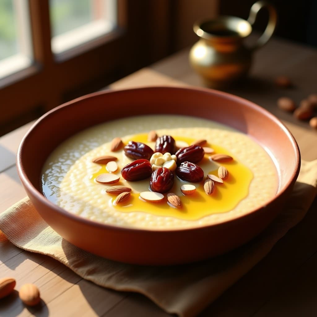 Bo locality de Sémola de Maíz y Leche de Camella: Desayuno Nómada del Sahara Alto en Energía