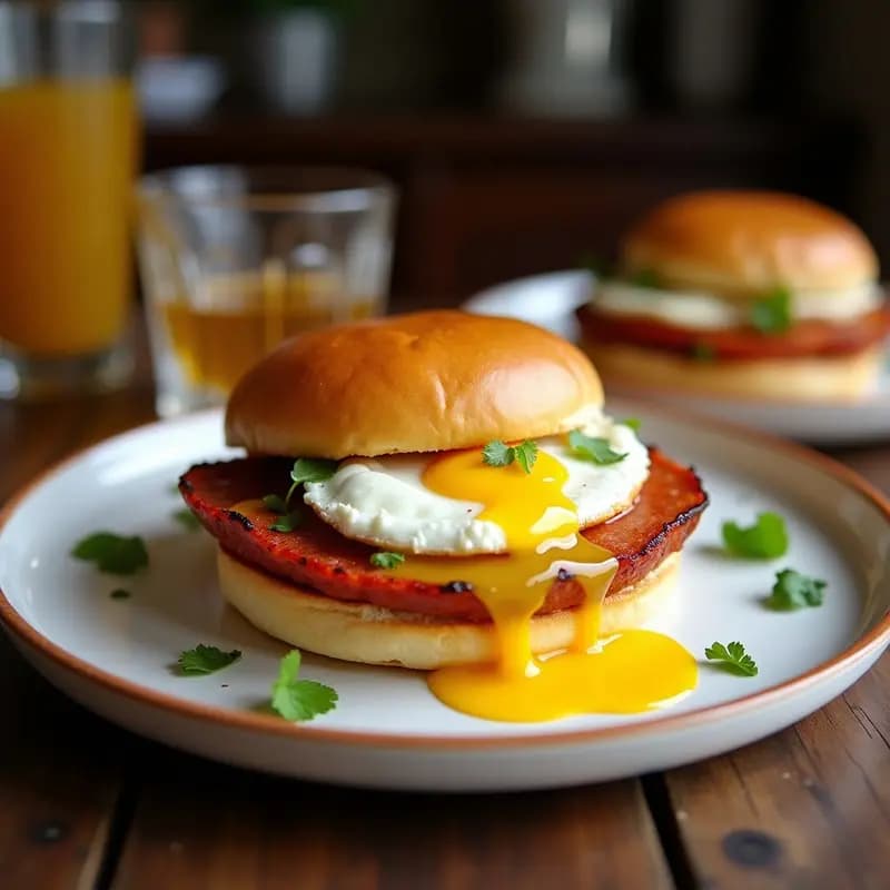 Bocata Crujiente de Chorizo, Queso y Huevo Frito: Receta de Fast Food Casero en 15 Minutos