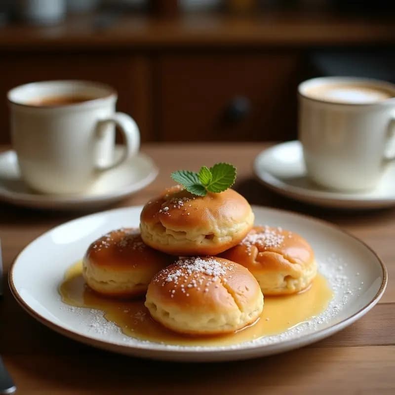 Bolitas de Energy de Café y Avena con Topping de Yogur Griego: Snack Matutino sin Horno