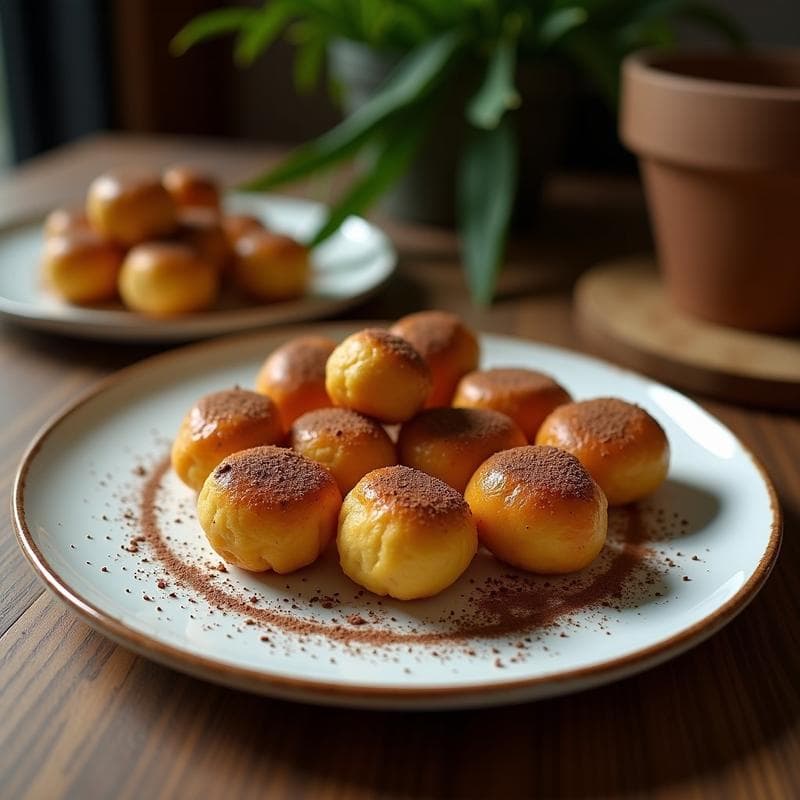 Bolitas de Dátiles y Queso Azul con Cobertura de Cacao Crudo: Postre Sin Azúcar y Rico en Probióticos