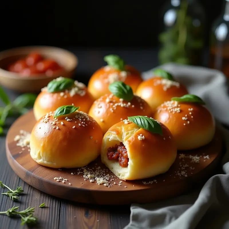 Bolle al Ragù: Panecillos Rellenos de Ragú de Carne a la Boloñesa Style Argentina