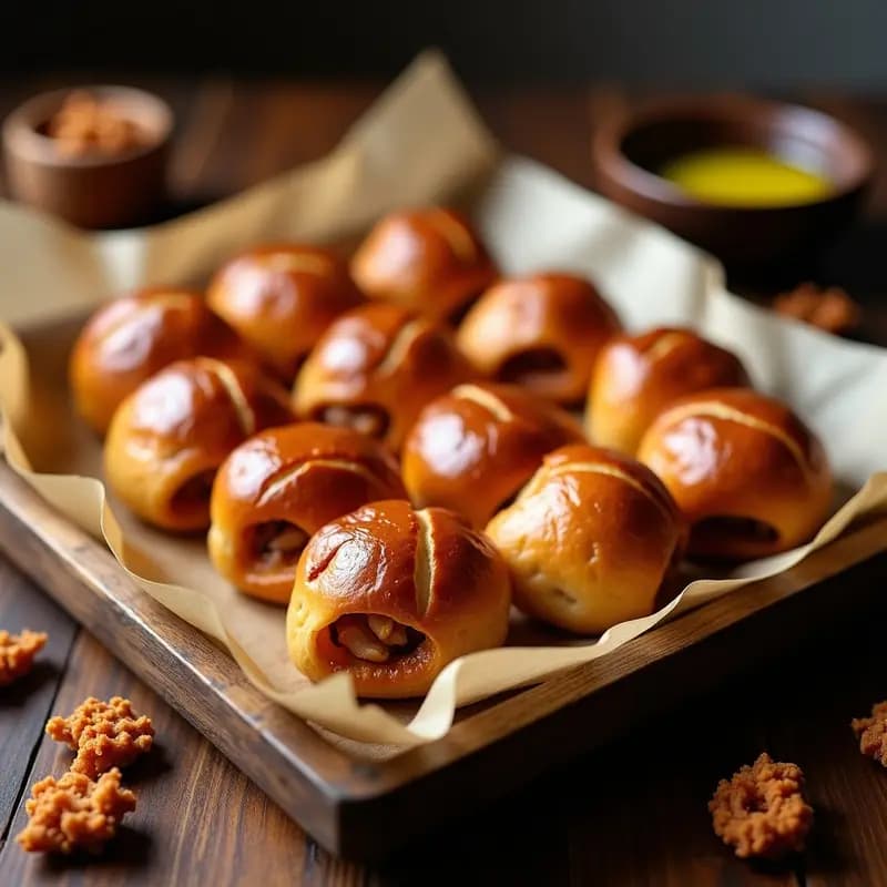 Bollitos de Pan con Chicharrón: Aperitivo Crujiente de la Cocina Extremeña