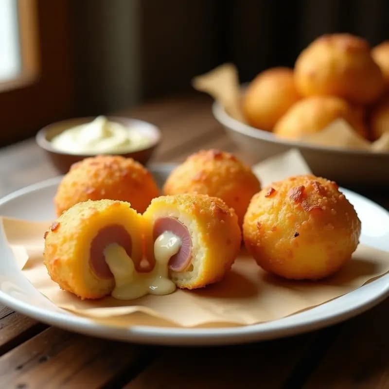 Bombones de Patata y Queso Sorpresa: Receta Viral en Airfryer que Engancha a Todos