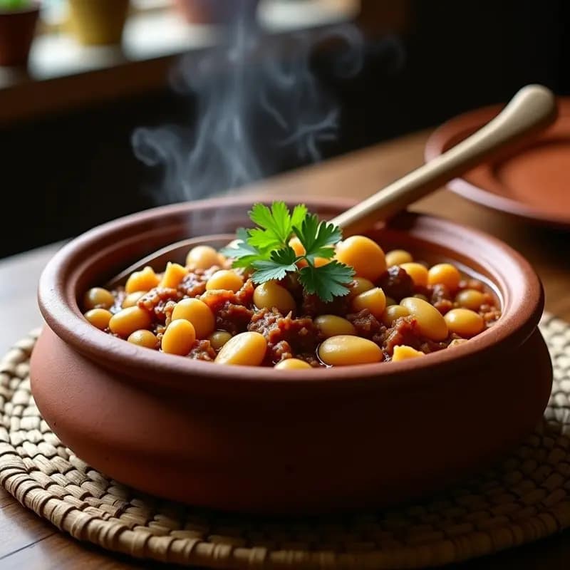 Boprote de Feijão Brasileiro con Carne Seca y Yuca: Receta Nordestina de Comfort Food