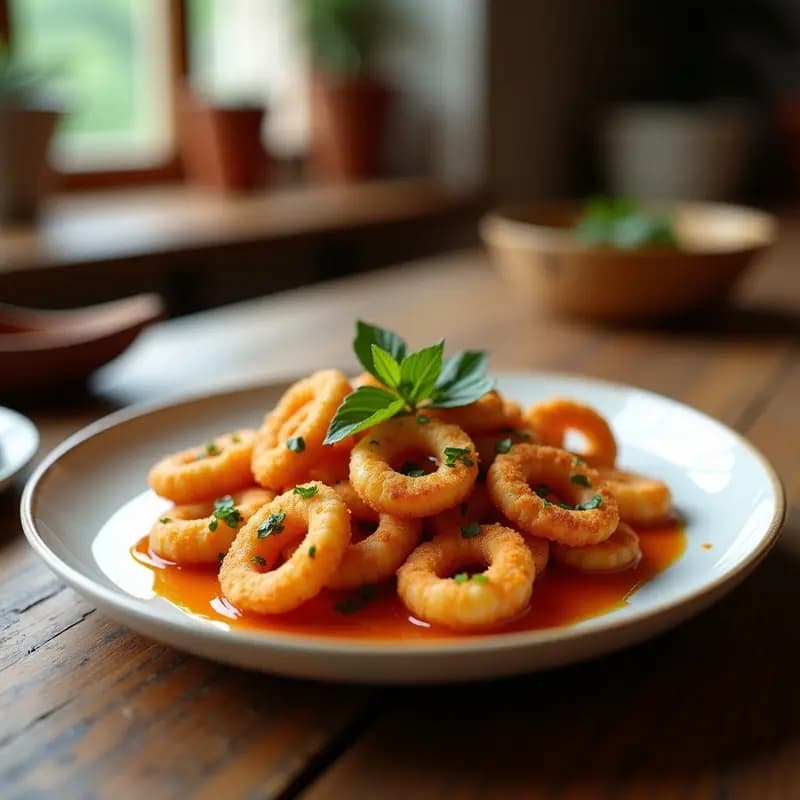 Boquerones Fritos con Alioli de Ajo Negro: Tapa Andalusa Crujiente y Aromática