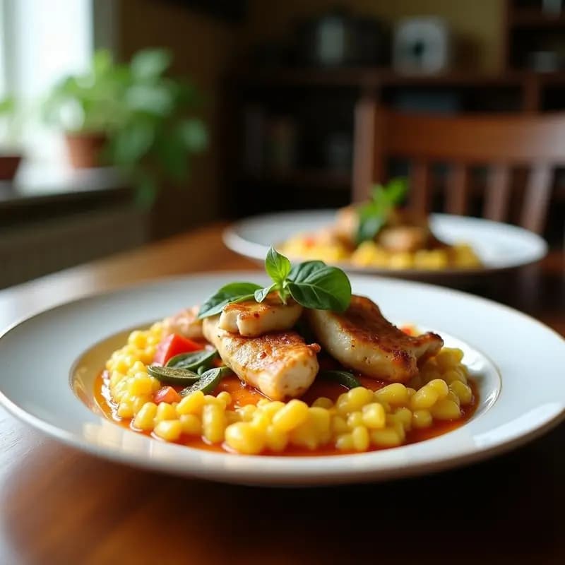 B.Diagnostics de Pollo y Espinacas: Envoltorio Griego con Masa Filo en Airfryer