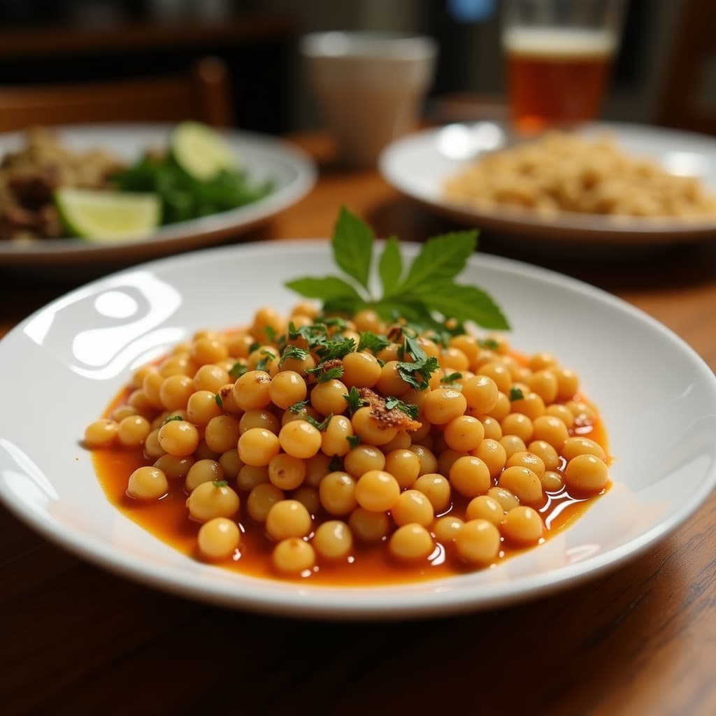 Bowl de Mijo con Garbanzos al Comino y Vinagreta de Limón: Desayuno Vegano Rico en Hierro