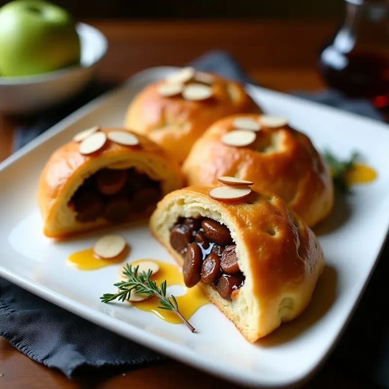 B prise de Morcilla y Manzana con Reducción de Oporto: Entrante Español Gourmet en 30 Minutos