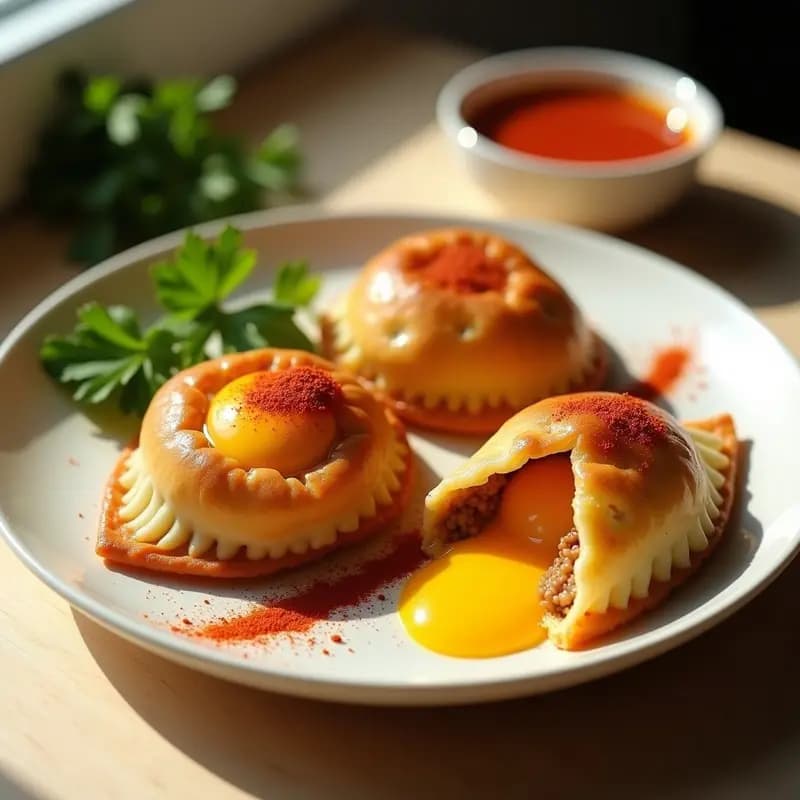 Brik de Atún y Huevo Pochado: Empanadas Tunisinas Crujientes en Airfryer