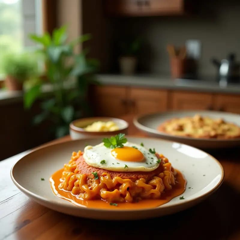 Brik al Laban Tunecino: Hoja de Brick Rellena de Atún, Huevos y Queso con Salsa Harissa