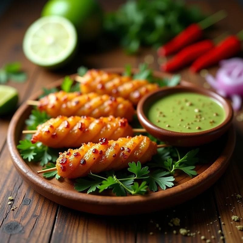 Brochetas de Dieta de Gusanos con Salsa de Limón y Ají: Receta Precolombina Alta en Proteína