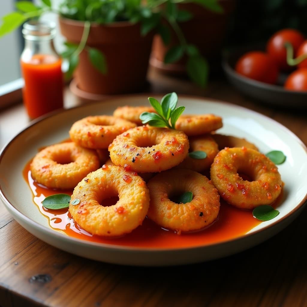 Brochetas de Piña Asada con Vinagreta de Chile de Árbol: Receta Tailandesa Dulce-Picante en Airfryer