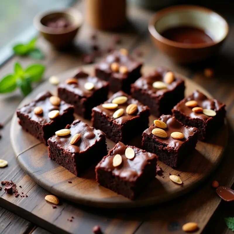 Brownies de Garbanzos y Chocolate Negro: Postre Sin Gluten y Alto en Fibra en 20 Minutos