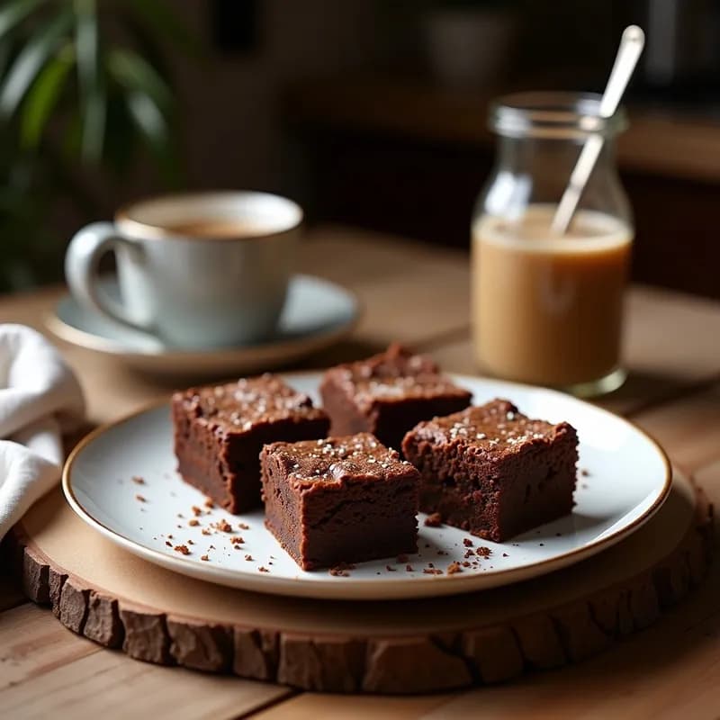Brownies de Café y Almendra: Receta Proteica Sin Harina en 20 Minutos