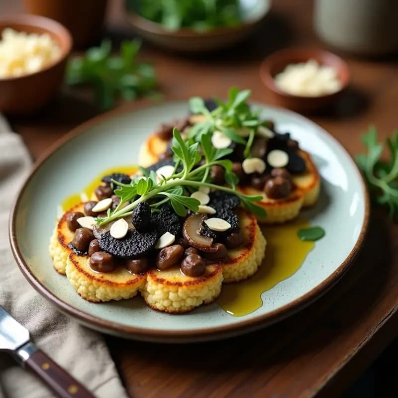 Bruschetta de Champiñones Portobello y Trufa: Receta Italiana Gourmet para Tupper