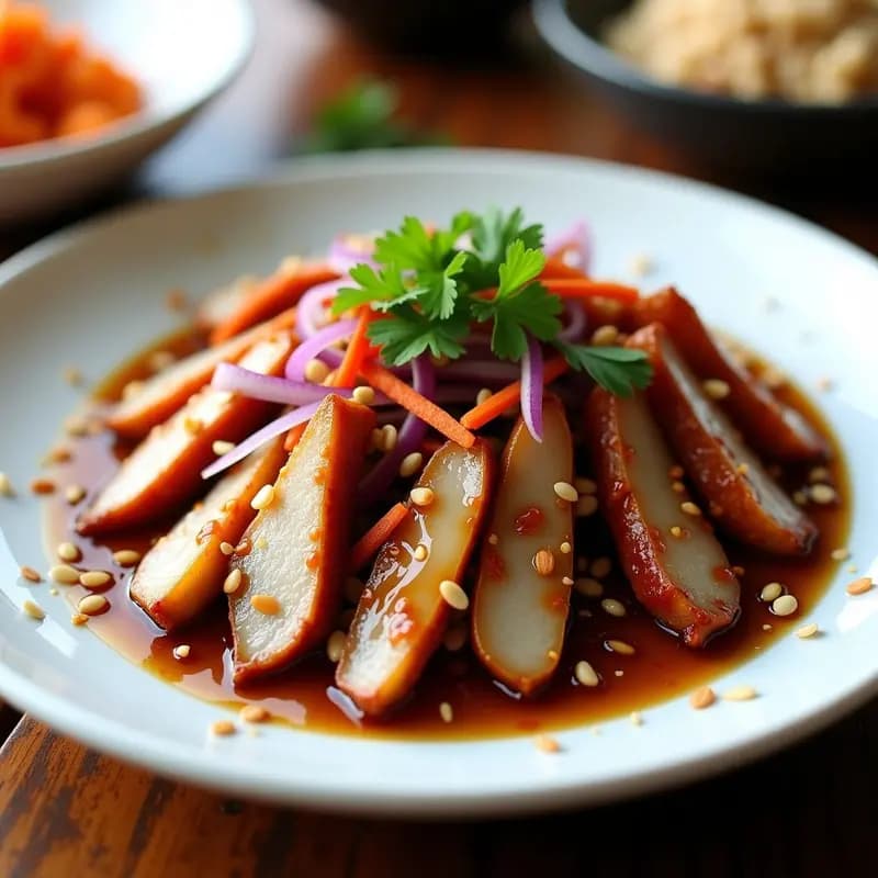 Bulgoogi Coreano de Cerdo con Salsa de Peras: Receta en Airfryer y Alta en Proteína