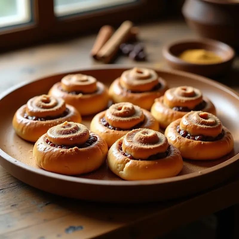 Bullar de Canela Sueco: Pan Dulce Cardamomado Sin Gluten y Vegano