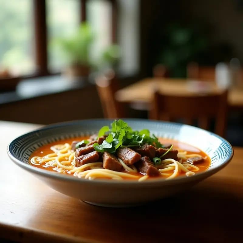 Bun Bo Hue Vietnamita con Carne de Res: Receta Picante y Aromática en Olla de Cocción Lenta