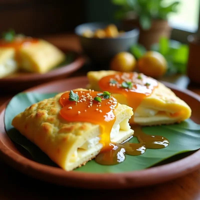 Cachapa Venezolana con Queso de Cabra y Miel: Desayuno Dulce y Salado Sin Gluten