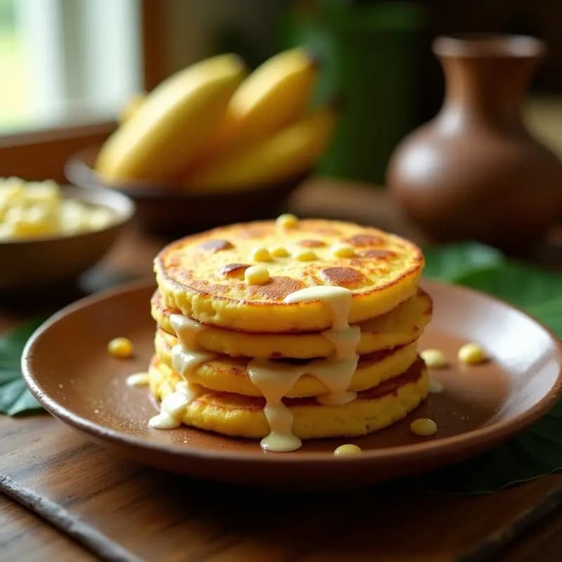 Cachapitas de Maíz Dulce con Queso de Mano: Desayuno Venezolano Tradicional