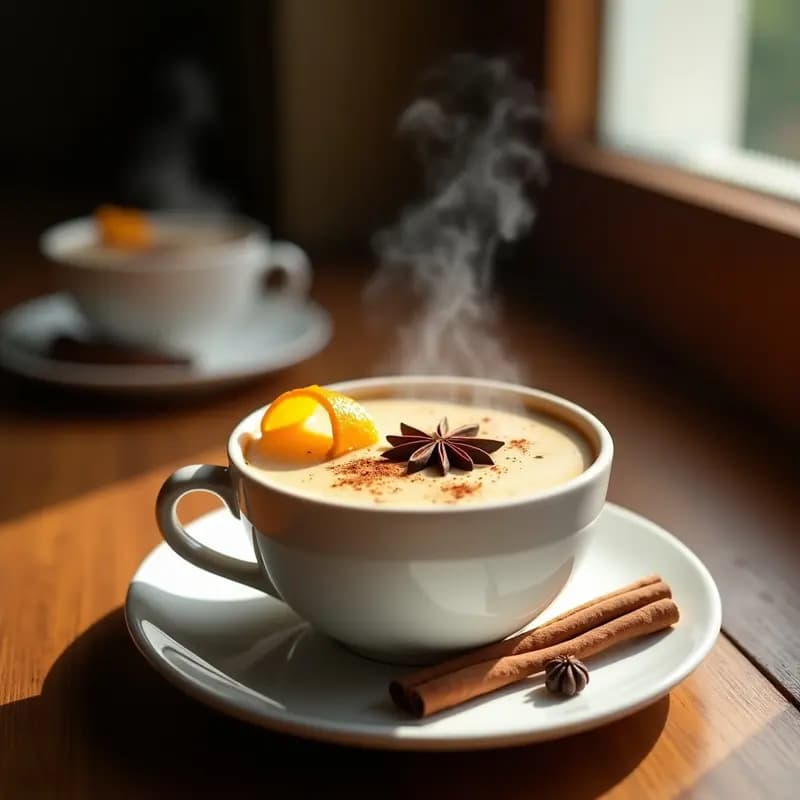 Bebida de Café con Especias de Bahía y Leche de Anacardos: Receta Brasileña Sin Lácteos