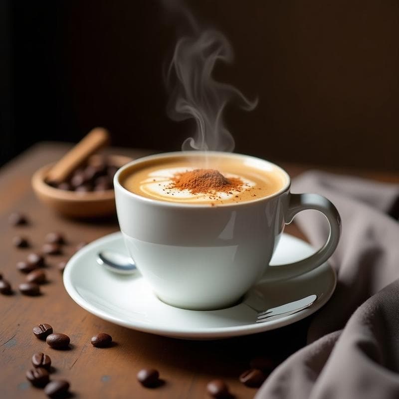 Bebida de Café con Hongo Reishi y Canela: Latte Medicinal Keto en 5 Minutos