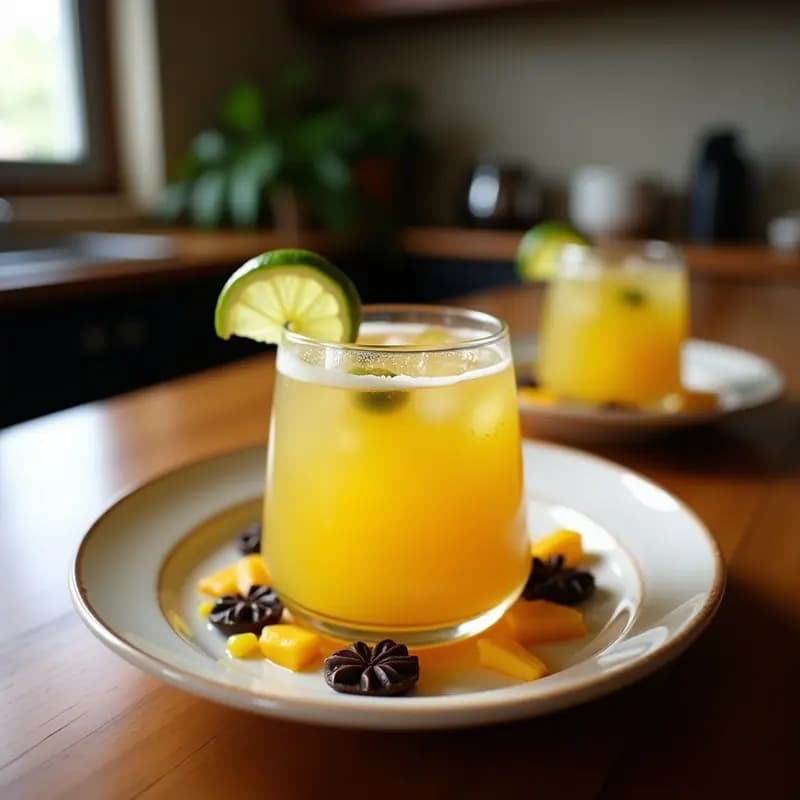 Licores de Frutas Tropicales: Receta Brasileña de Caipirinha de Maracuyá Sin Alcohol