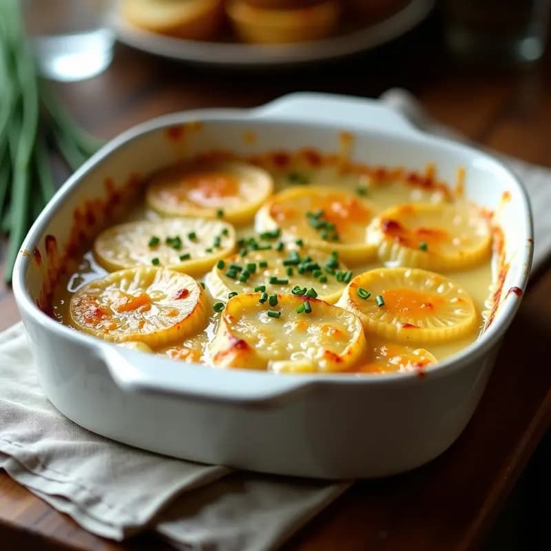 Casseur de Pommes de Terre: Gratinado Francés de Patatas con Queso Gruyère y Nata
