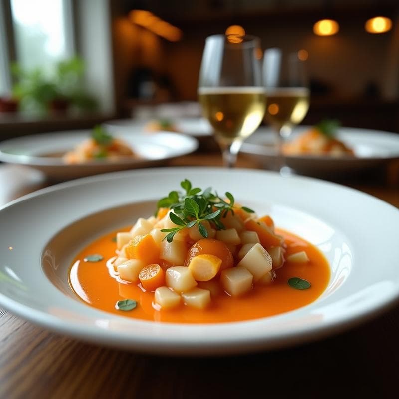 Ceviche de Atún con Leche de Tigre de Naranja Sanguina: Receta Nikkei en 10 Minutos