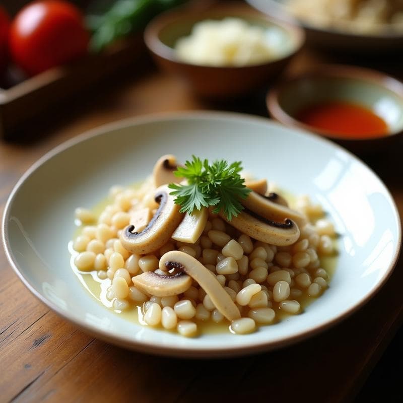 Ceviche de Hongos Shiitake con Leche de Coco y Limón Yuzu: Receta Fusion Japonesa-Peruana